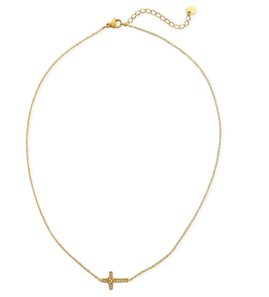 Love and Faith Necklace Gold