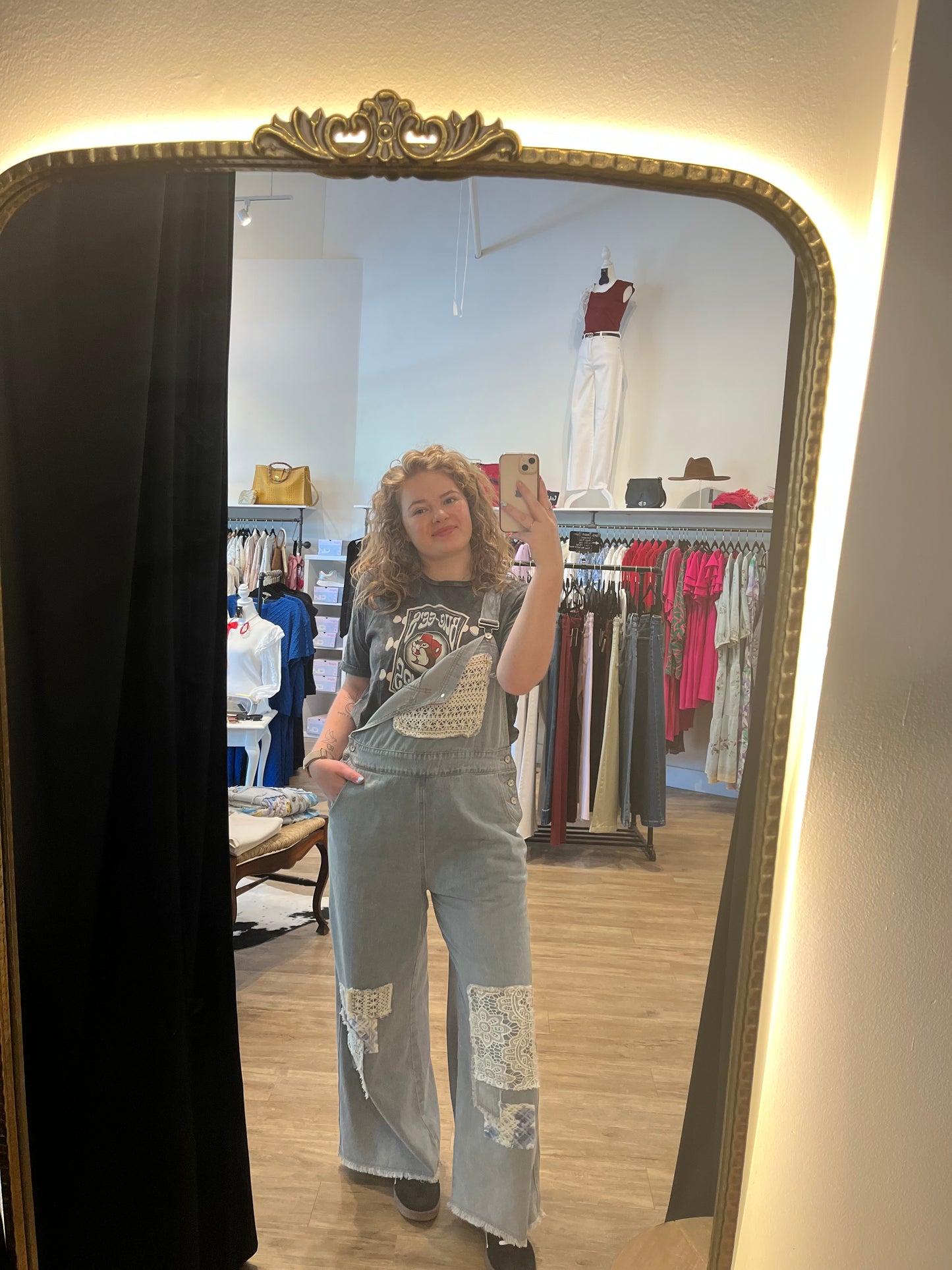 Callie Ray Relaxed Fit Overalls