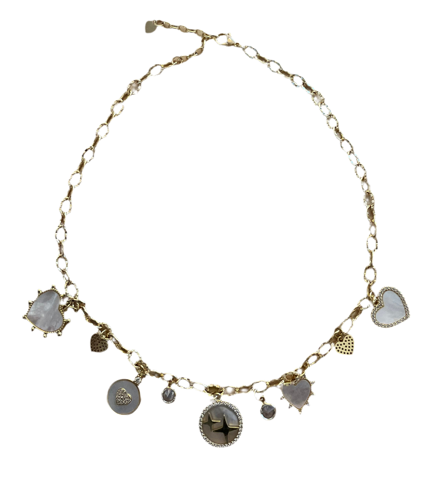 Gold Charm Necklace
