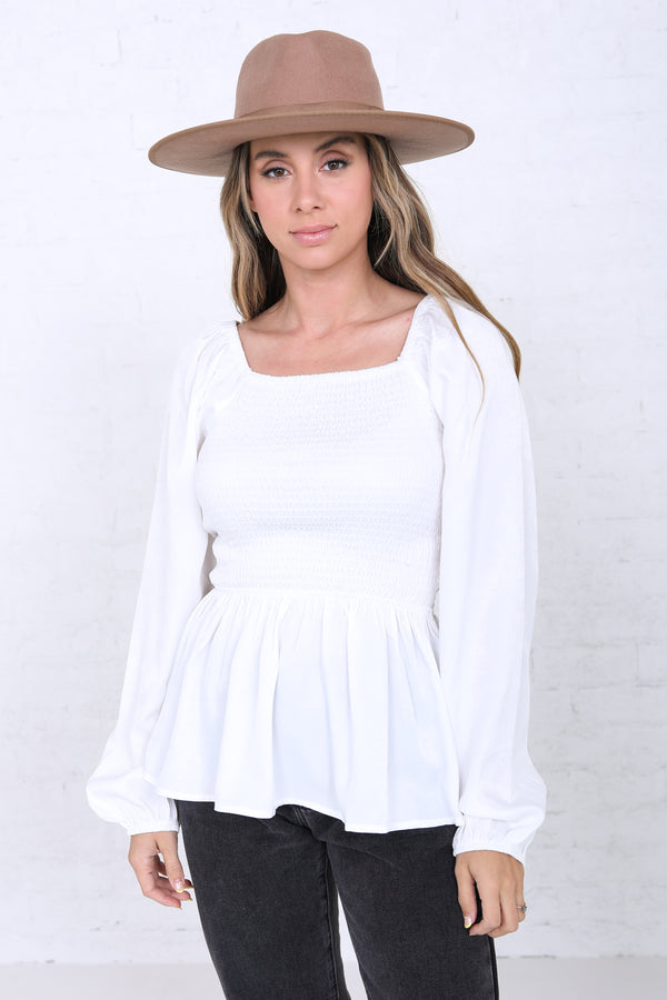 Smocked top