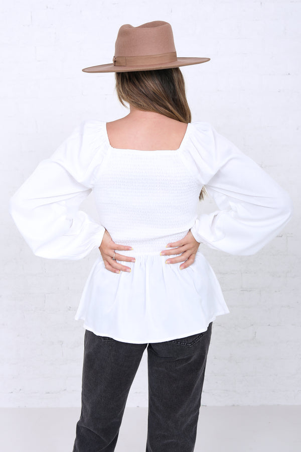 Smocked top
