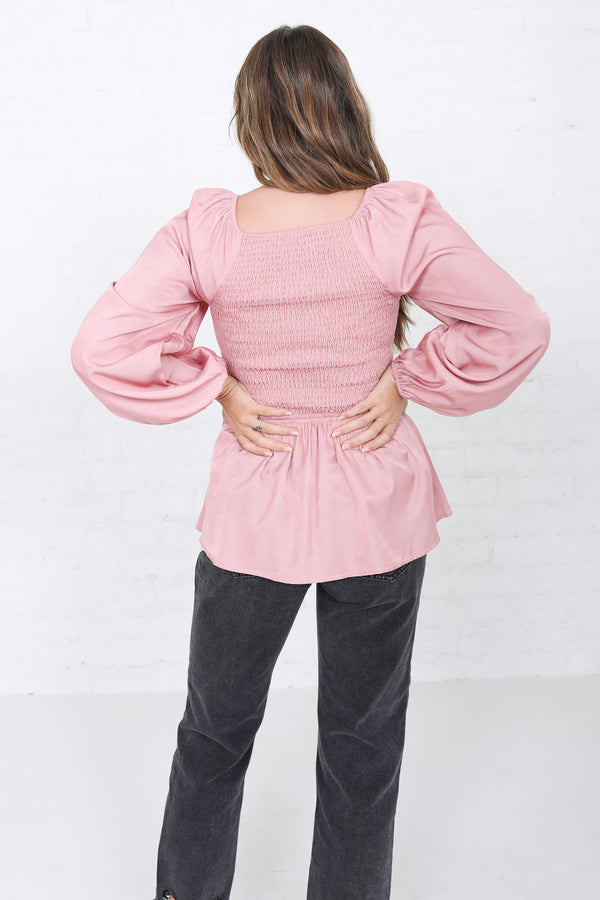 Smocked top