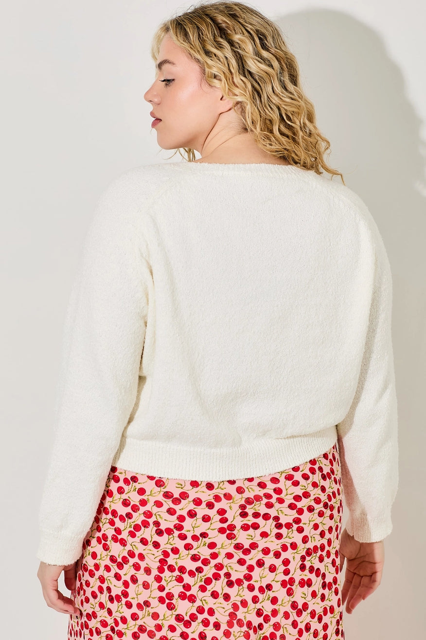 Ada Ivory Cardigan