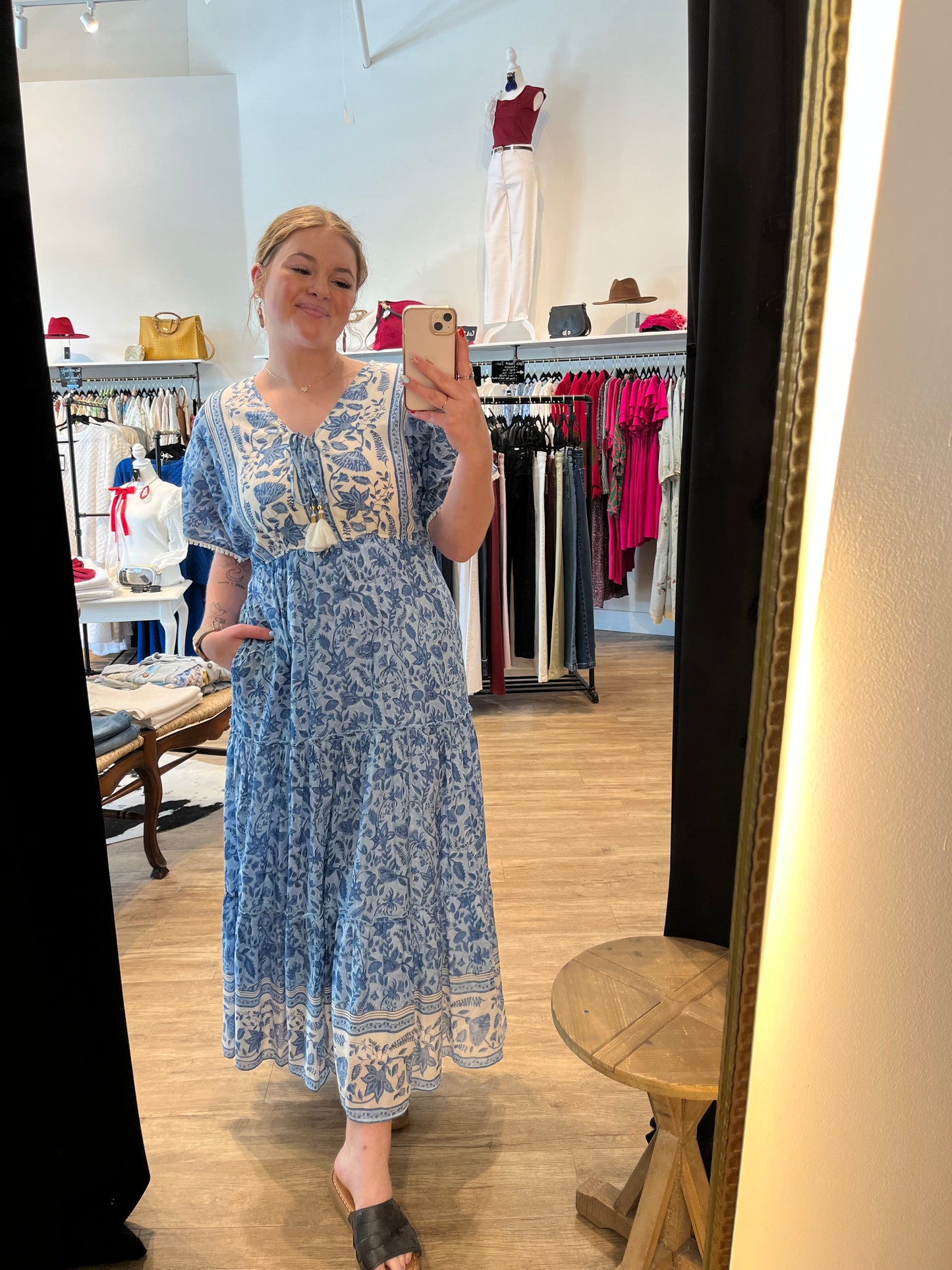 Katherine Cotton Silk Maxi