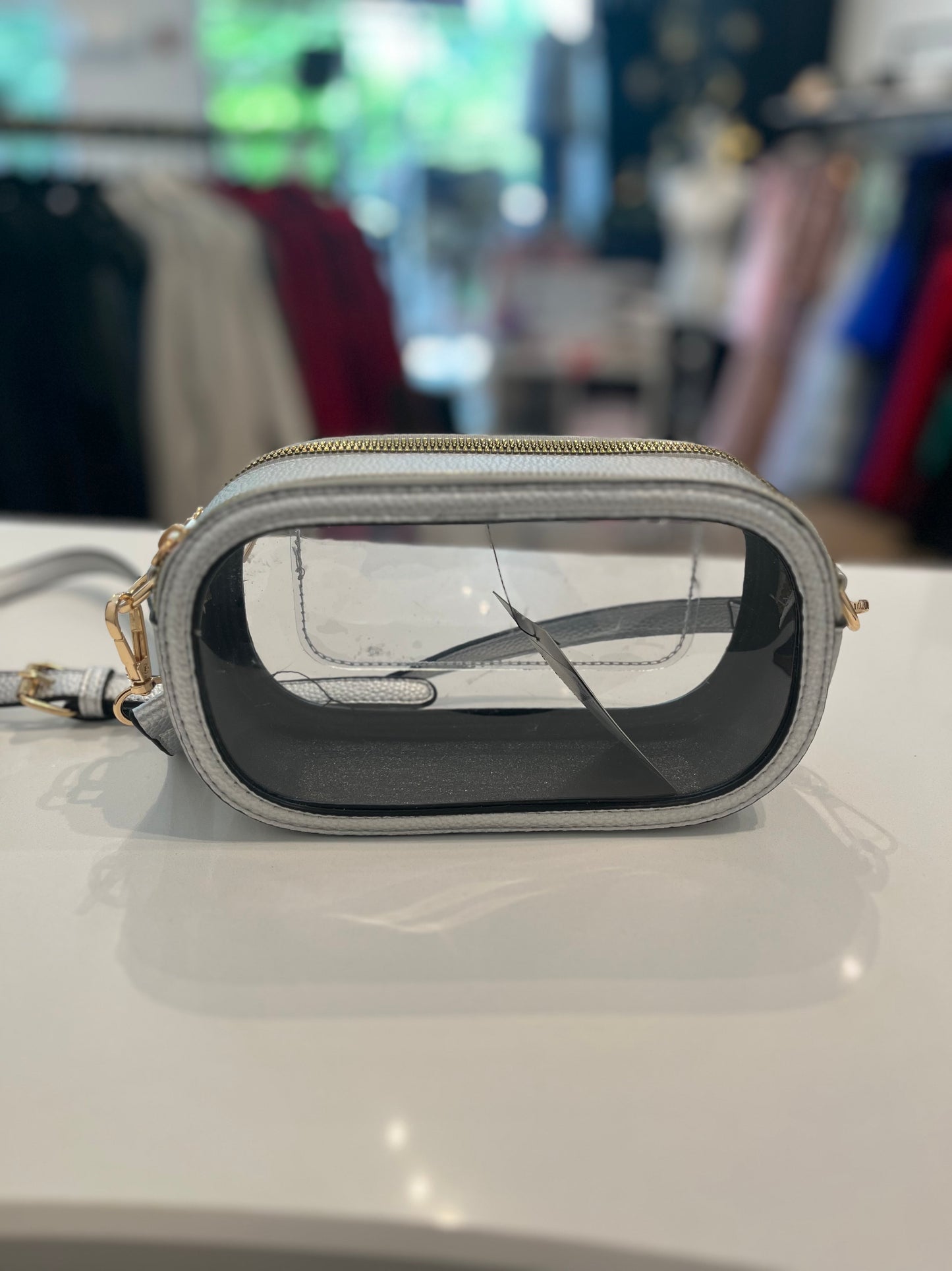 Clear SmallSquare Crossbody Bag