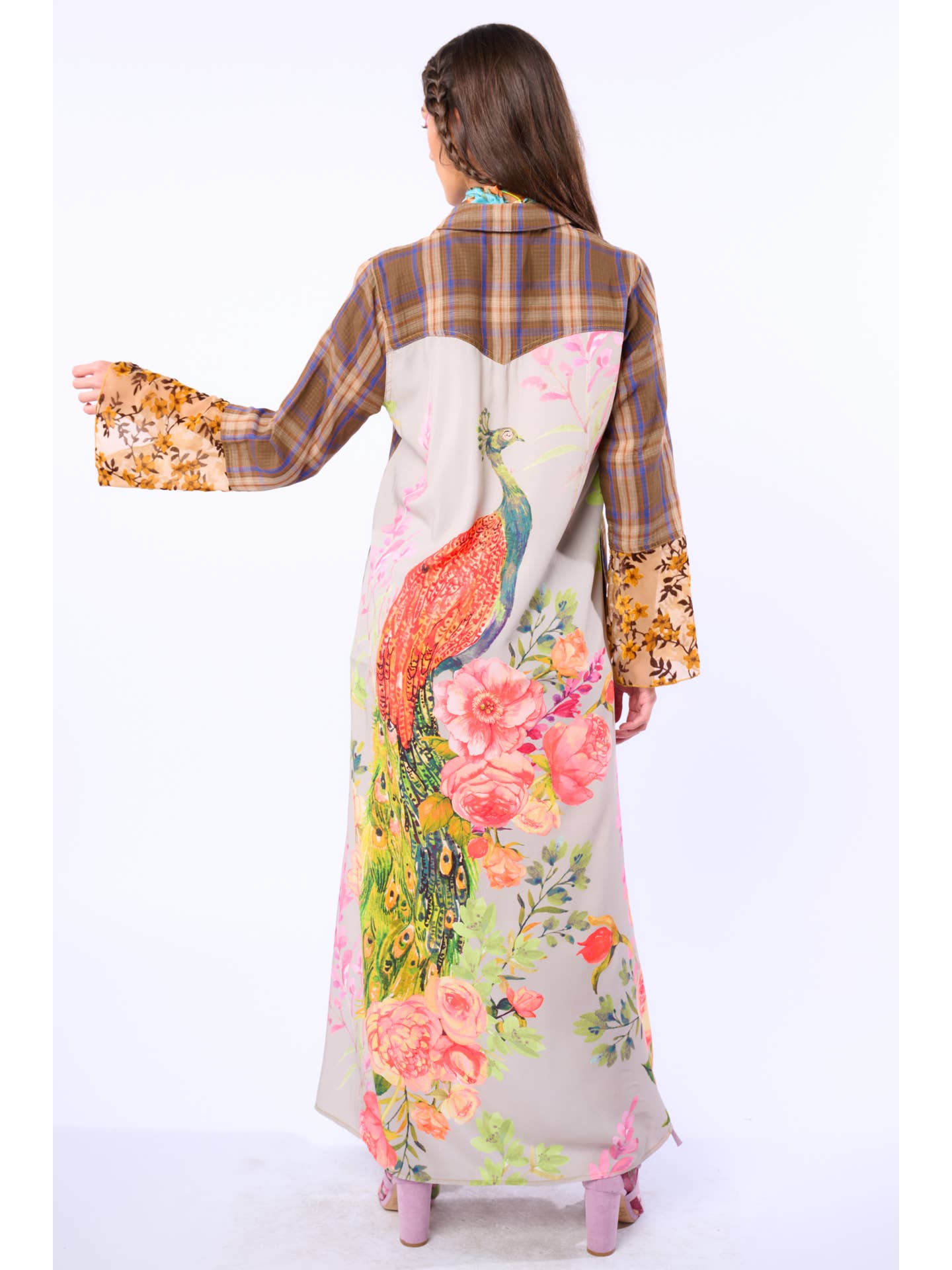 Olivia Button Up Maxi Shirt Dress/Duster