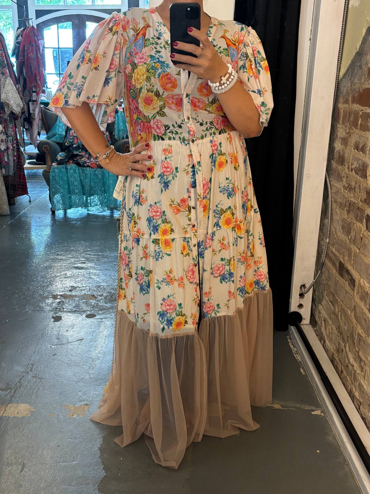 Amara Button Up Maxi Dress/Duster