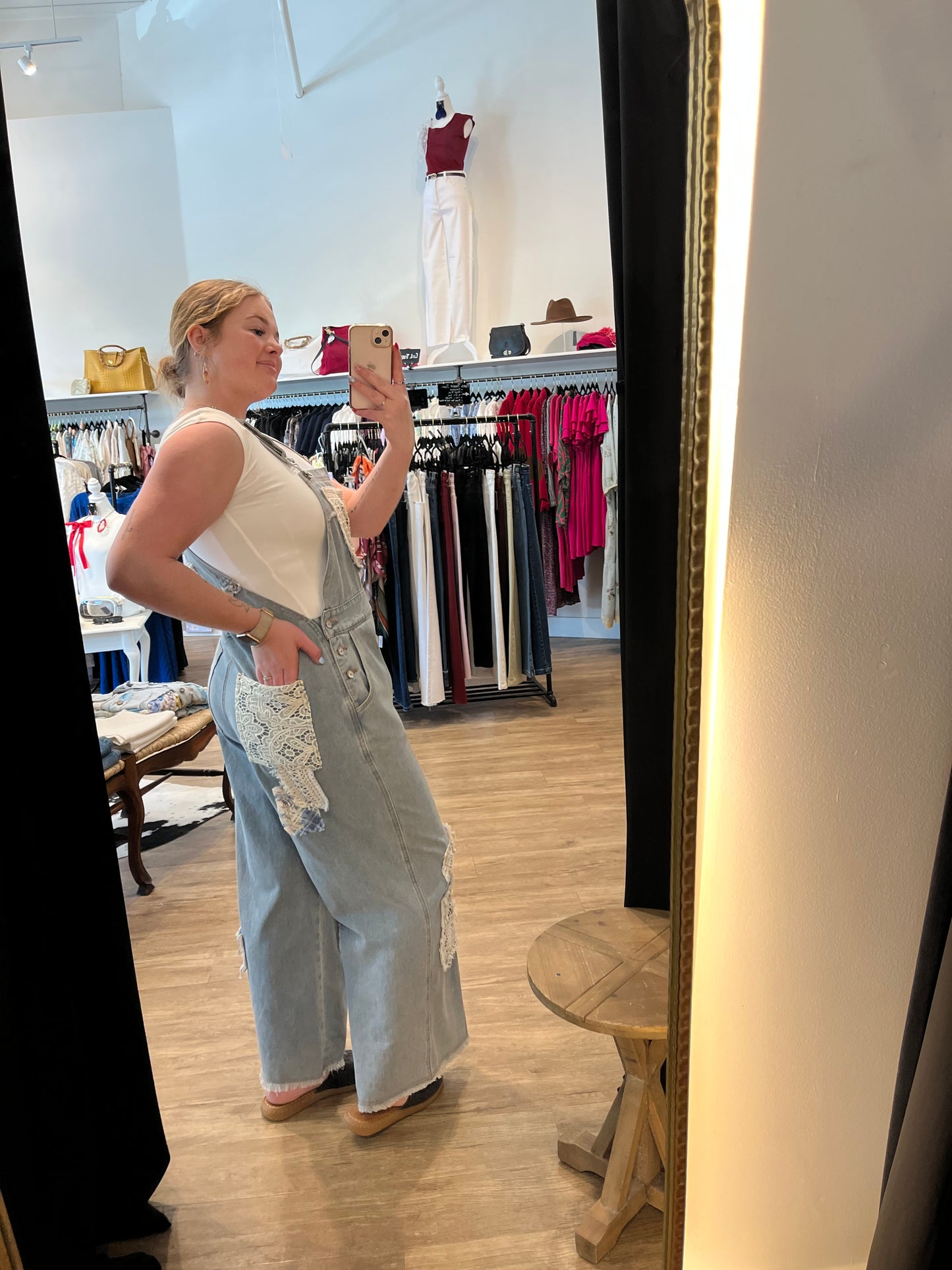 Callie Ray Relaxed Fit Overalls