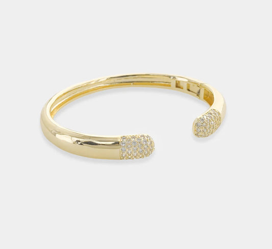 Gold Open Bracelet Cuff