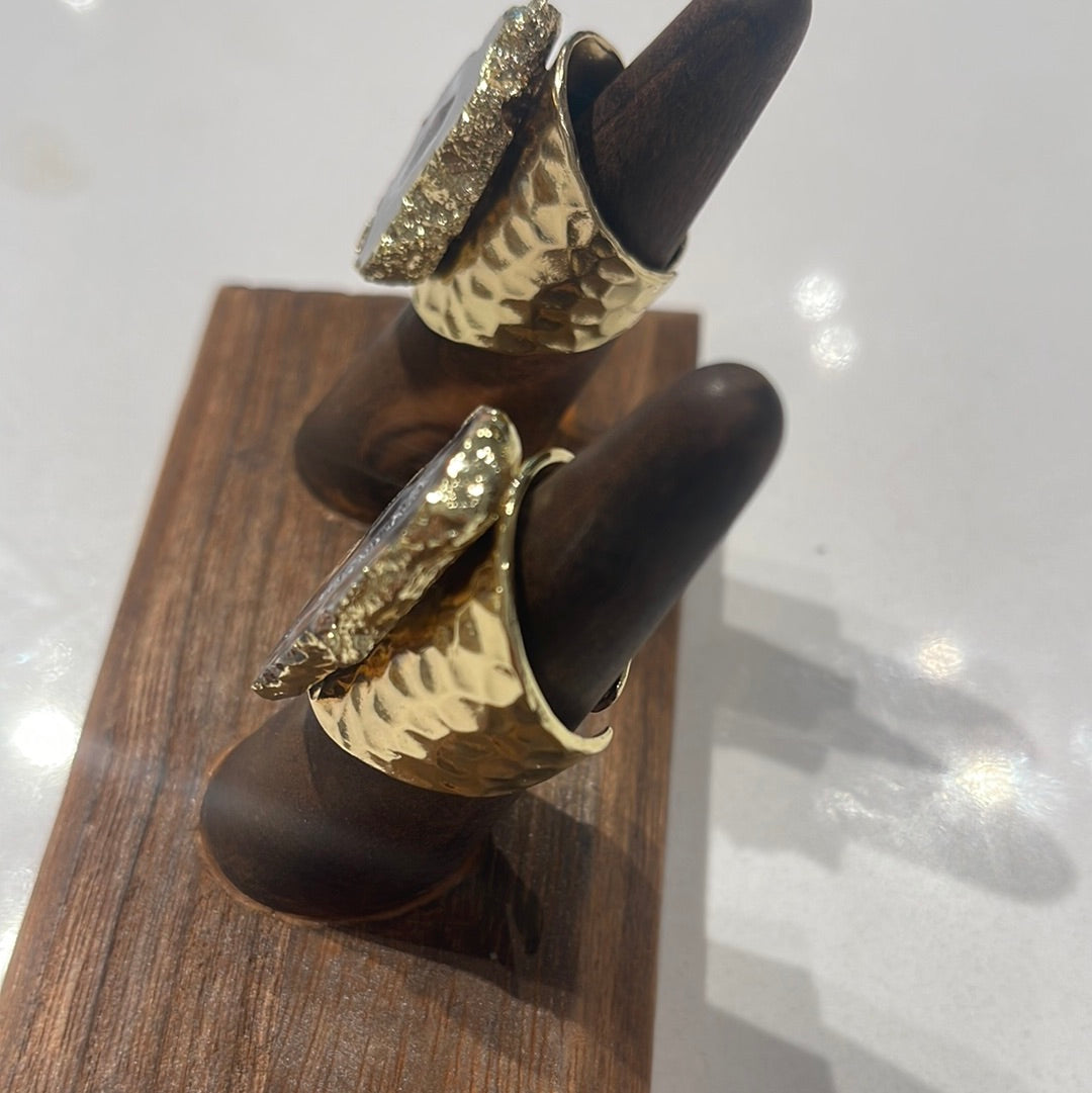 Ring- Brass Triple Plated 18K Gold