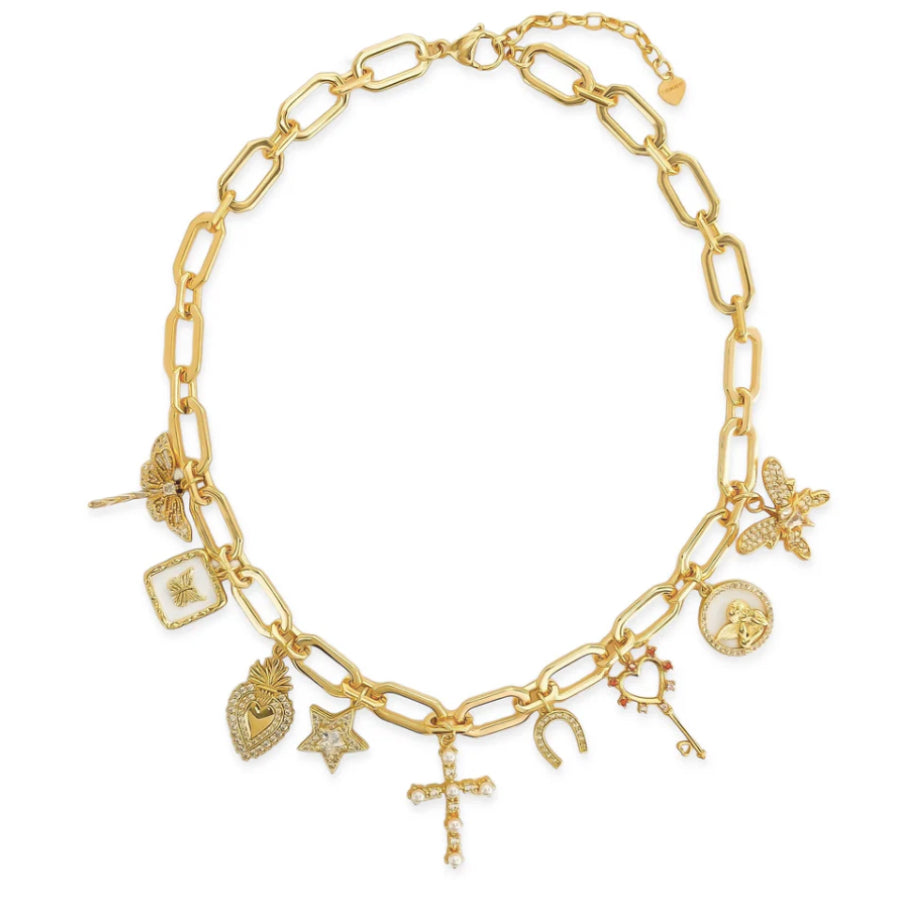 Gold Charm Necklace