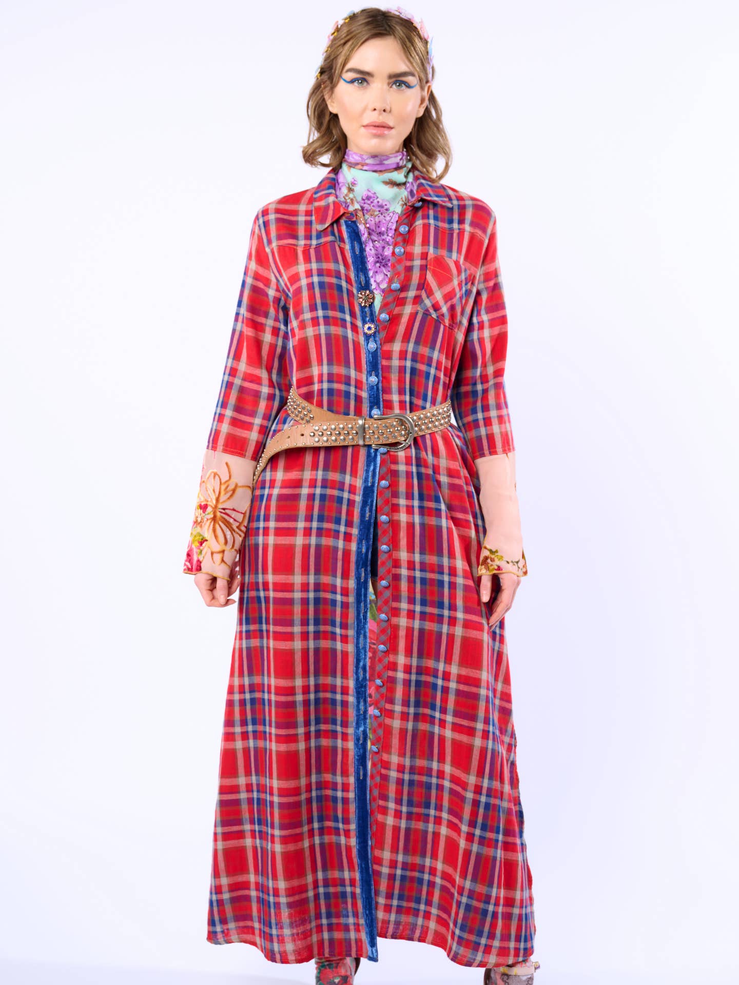 Monica Button Up Maxi Shirt Dress/Duster