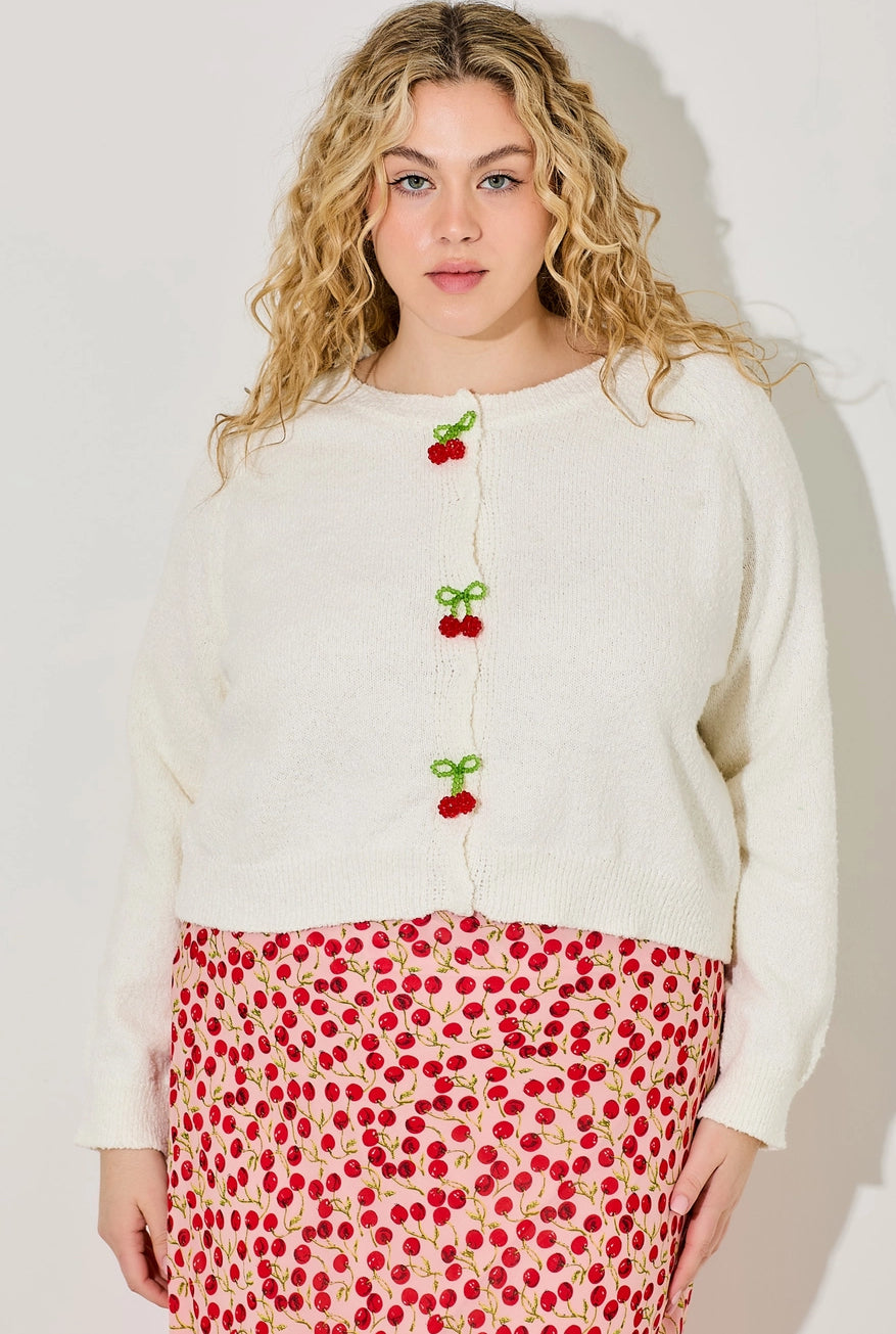 Ada Ivory Cardigan