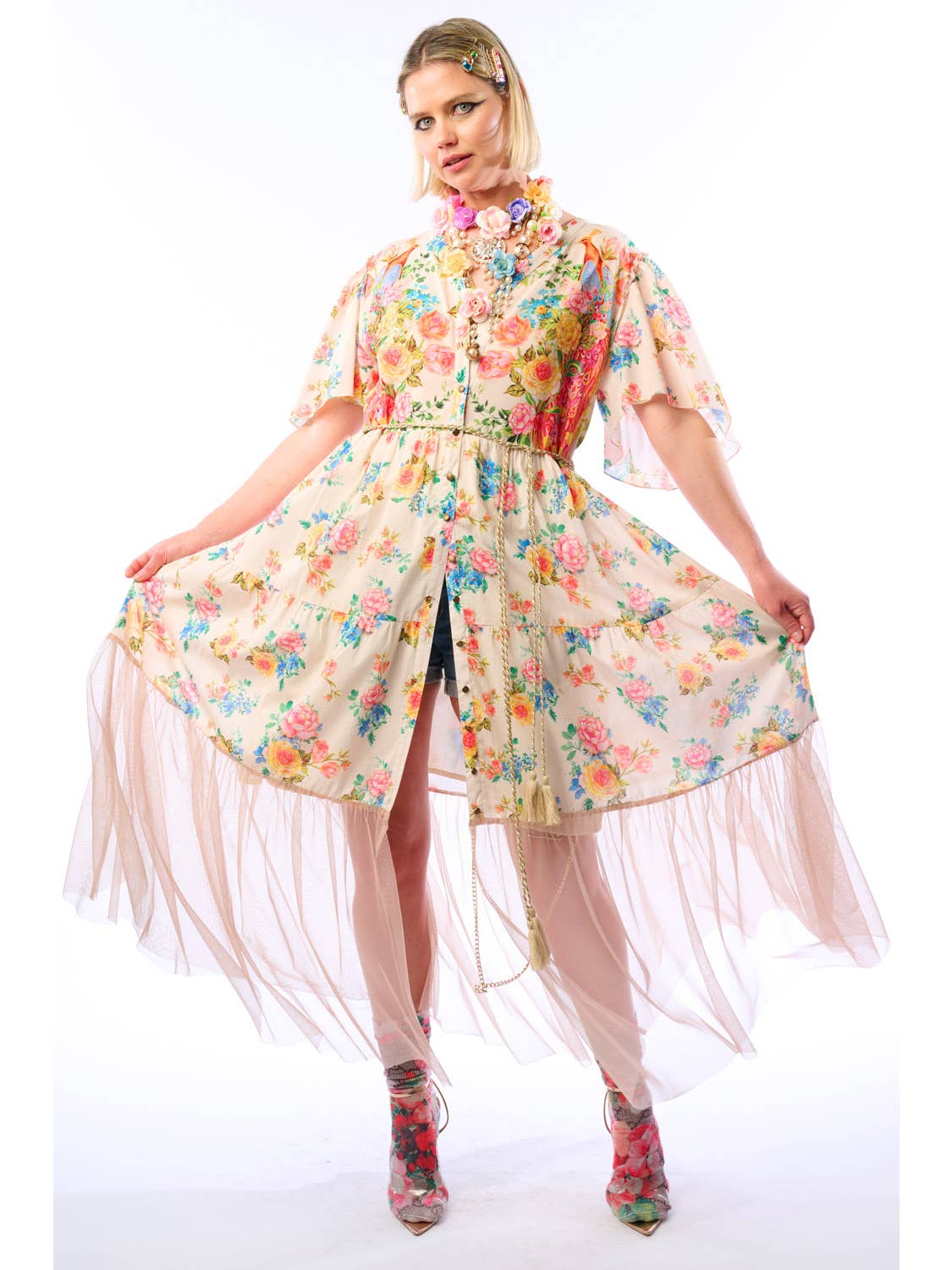 Amara Button Up Maxi Dress/Duster