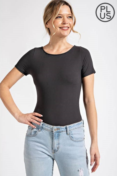 Rae Butter Body Suit in Grey