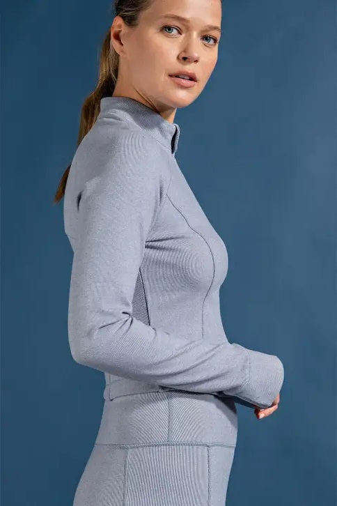 Jogger Set High Rise Dusty Blue