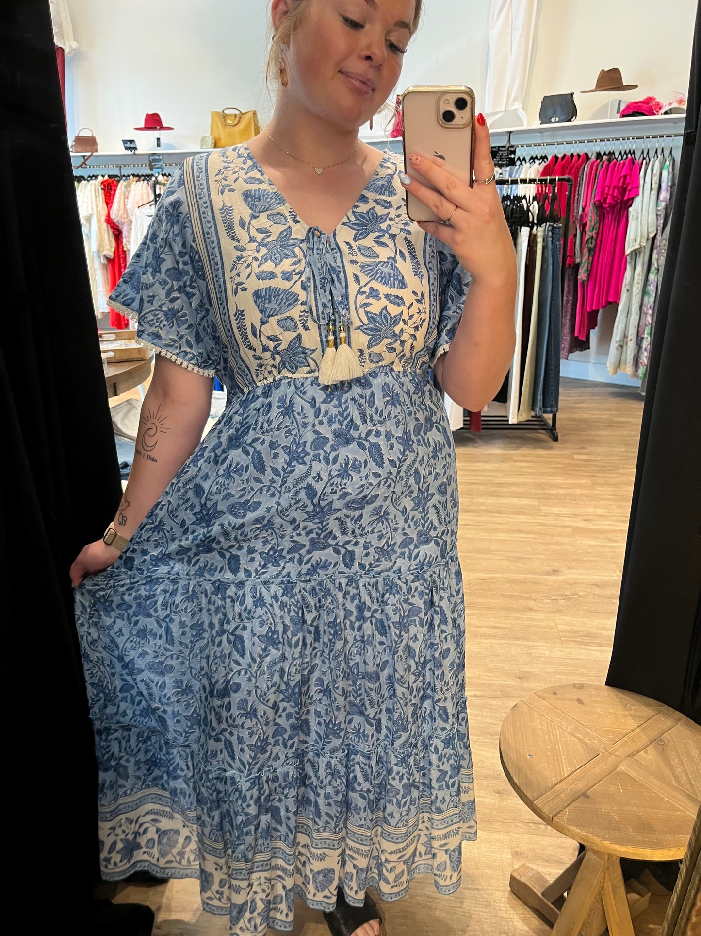 Katherine Cotton Silk Maxi