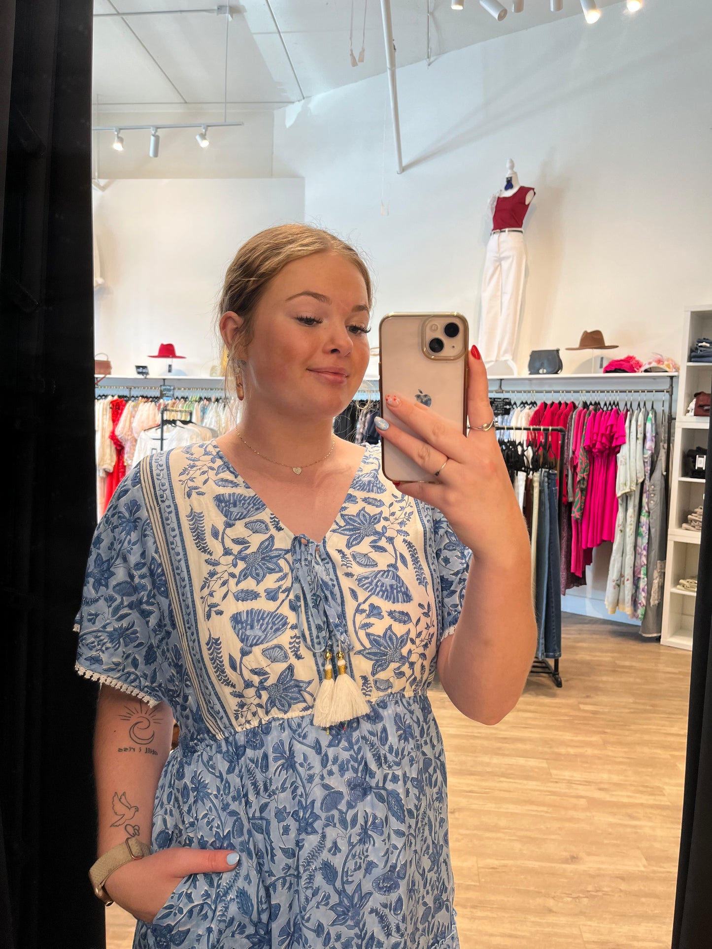 Katherine Cotton Silk Maxi