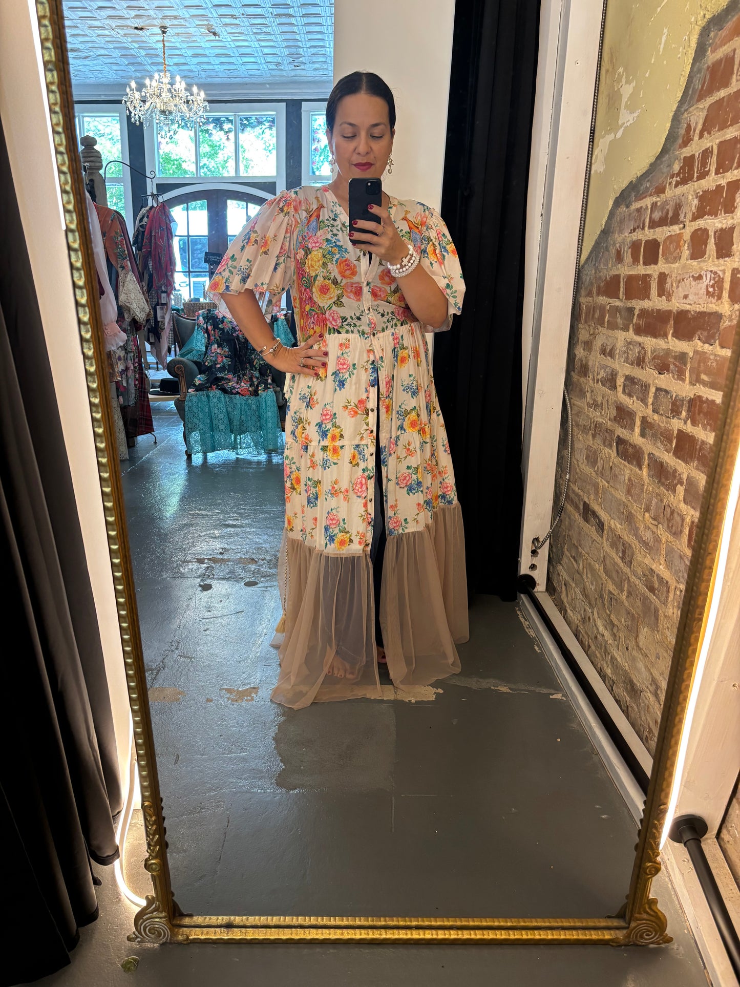 Amara Button Up Maxi Dress/Duster