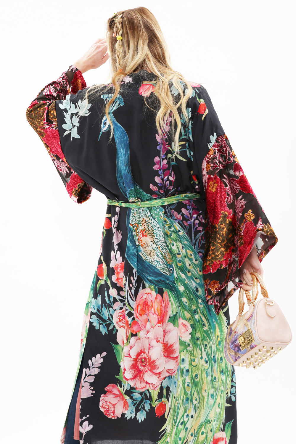 Night Peacock Kimono