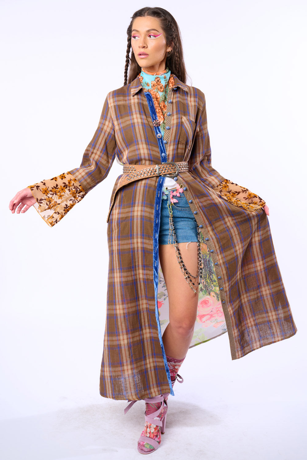Olivia Button Up Maxi Shirt Dress/Duster