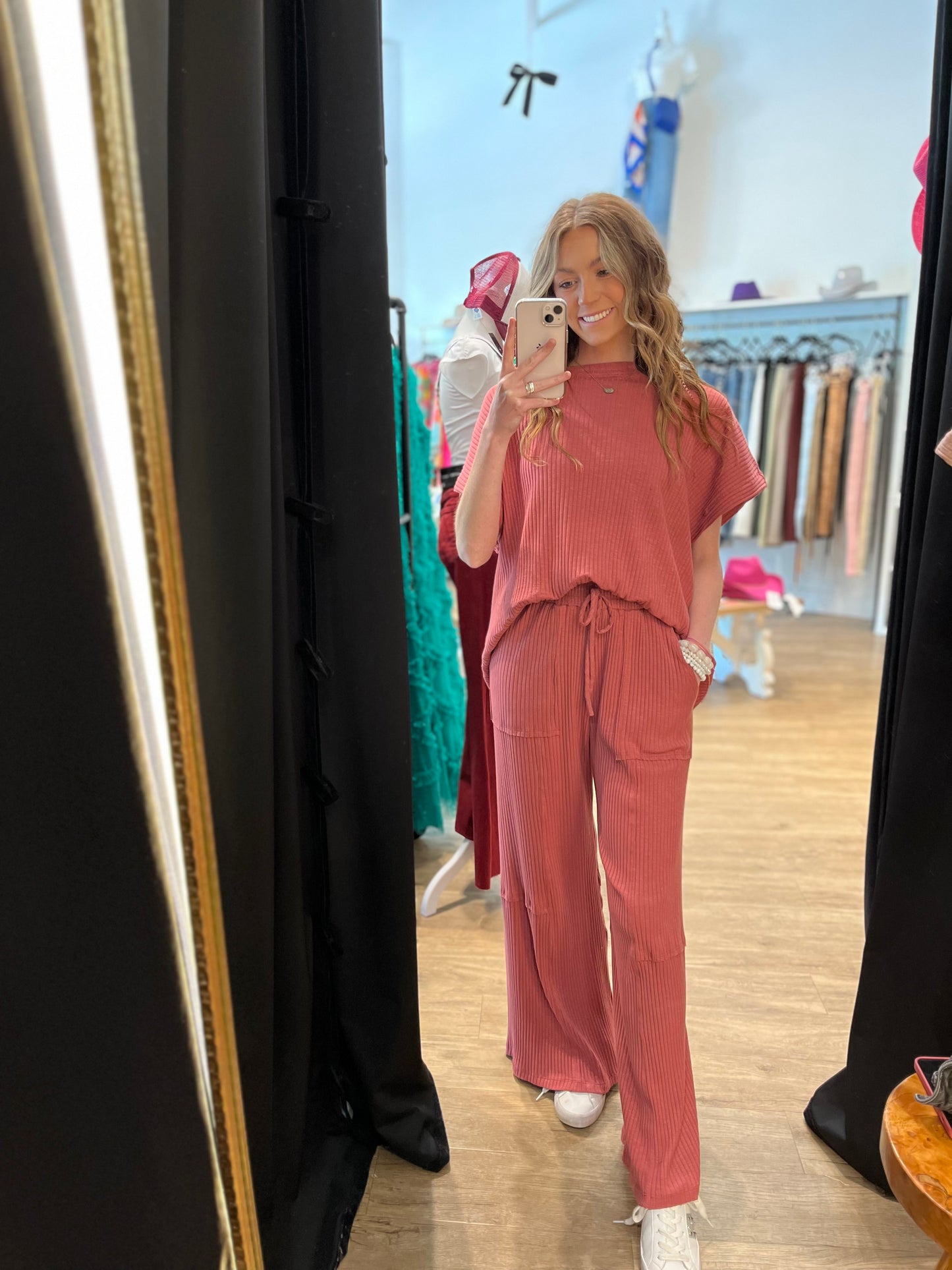 Bella Loungewear Set- Marsala