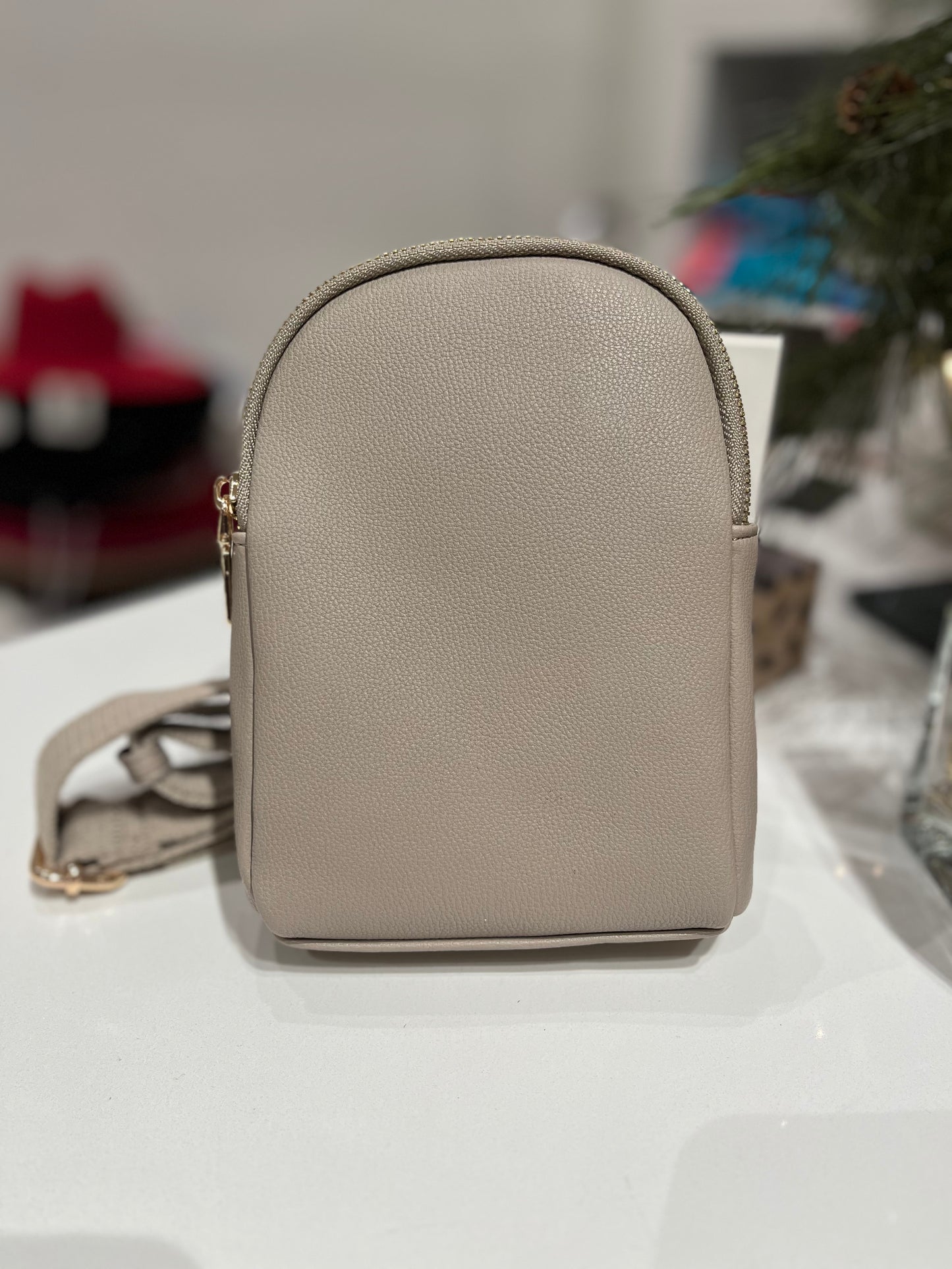 Janice Double Zip Sling Bag