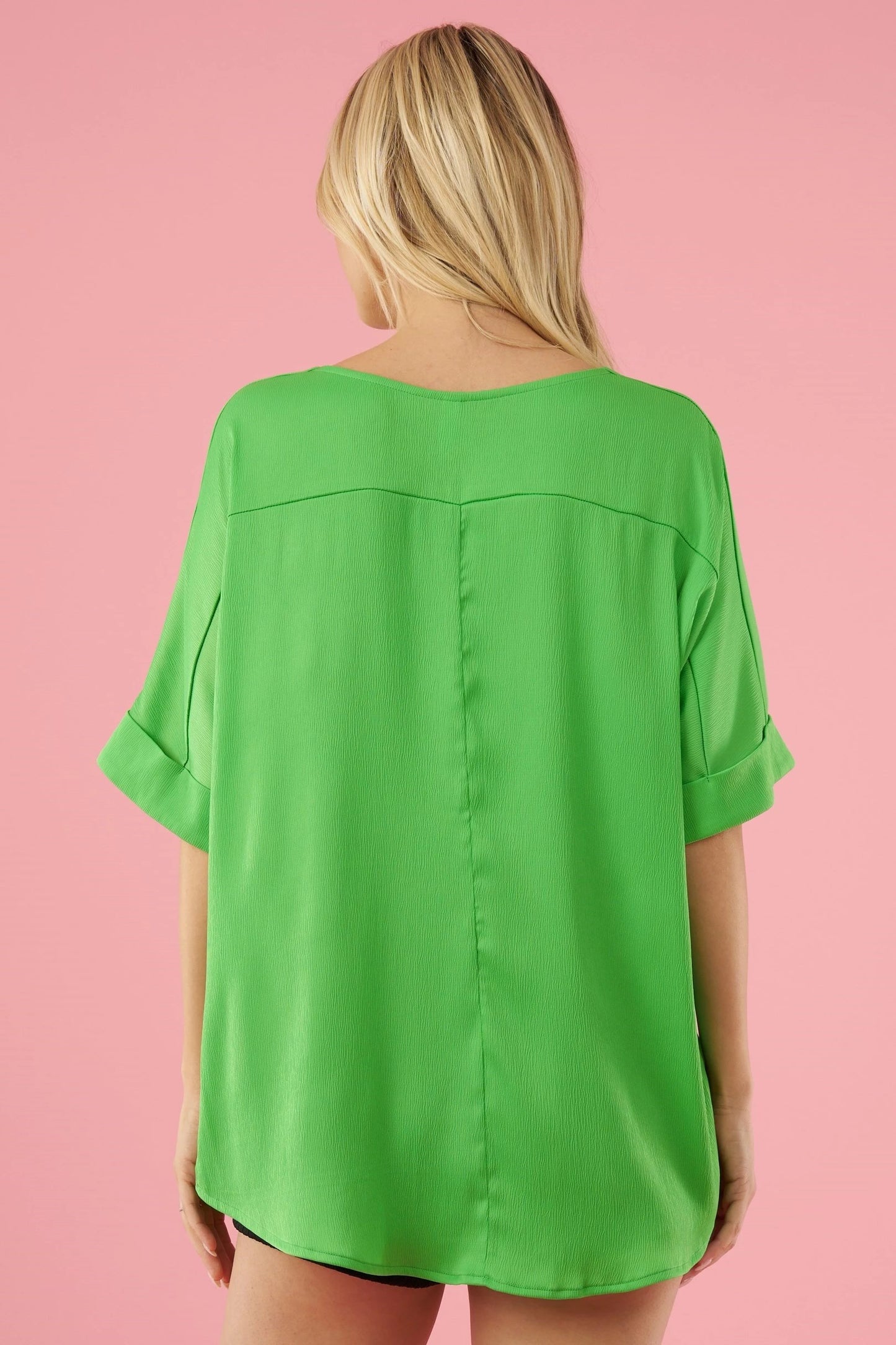 Caroline Top- Kelly Green