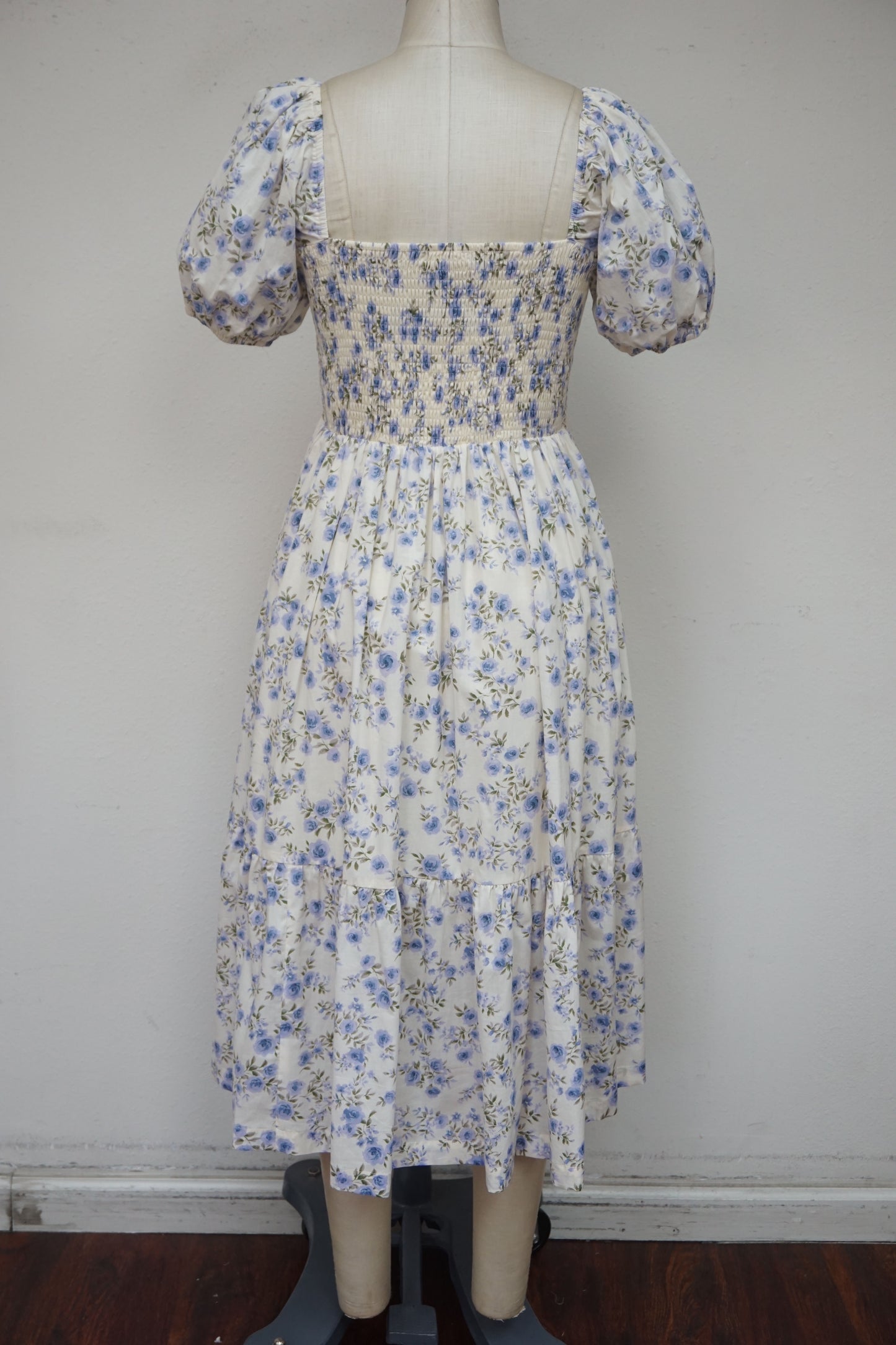 Alexis Cotton Floral - Cream/Lavender Dress