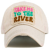 Baseball Cap - Distressed wash