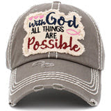 Baseball Cap - Distressed wash