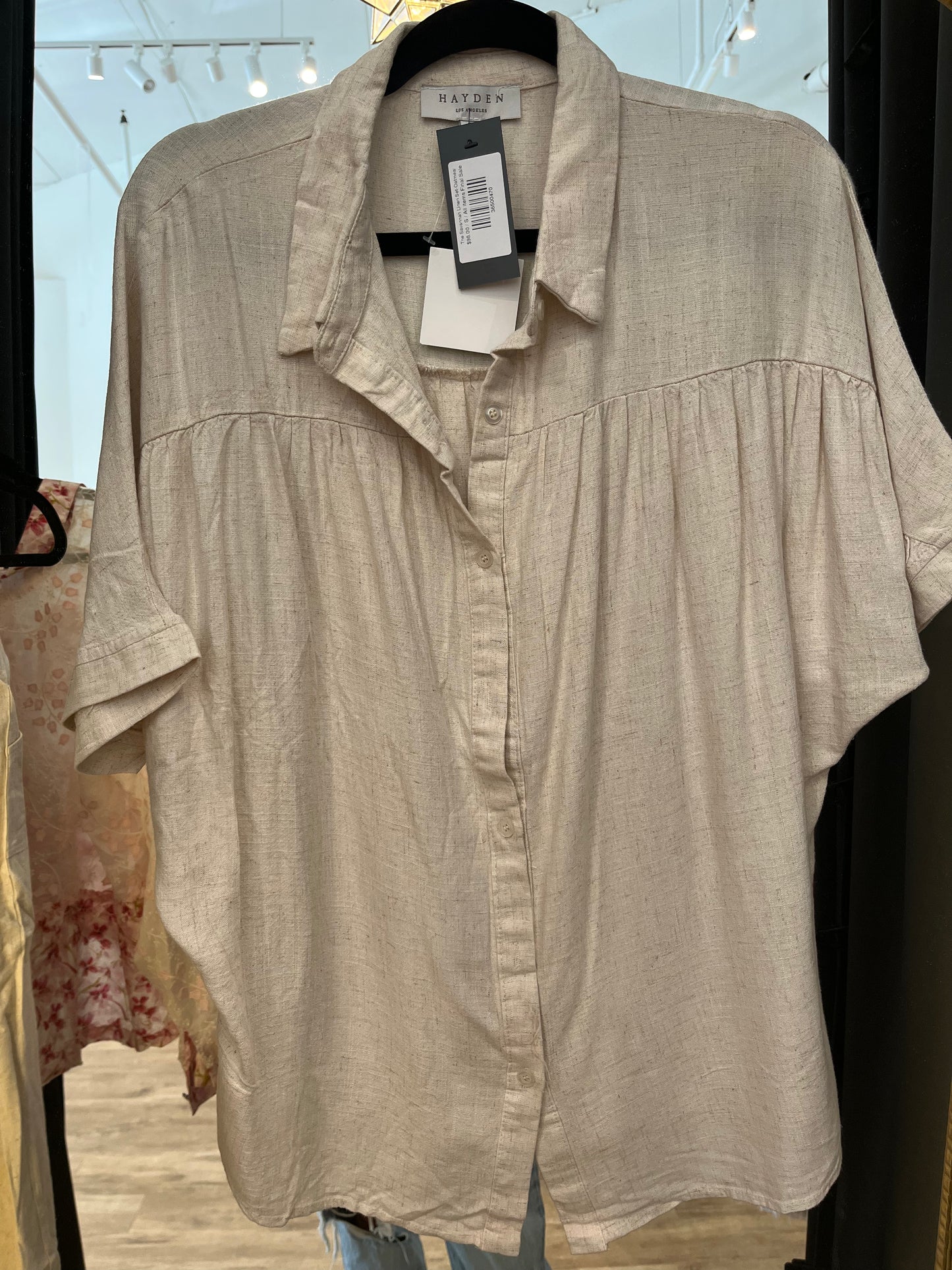 The Savannah Linen Set-Oatmeal
