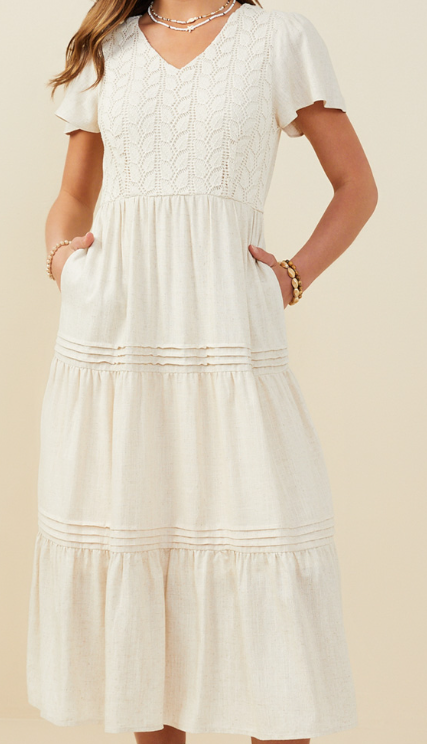 The Marissa Dress - Cream