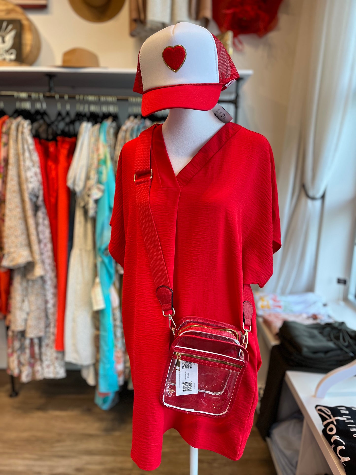 Aria Dress- Red