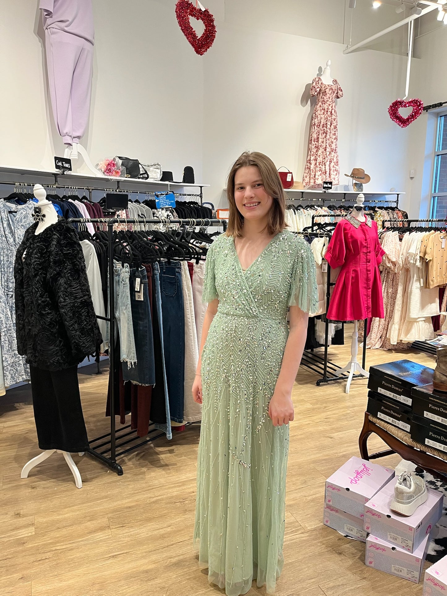 Mallory Sage Formal Dress