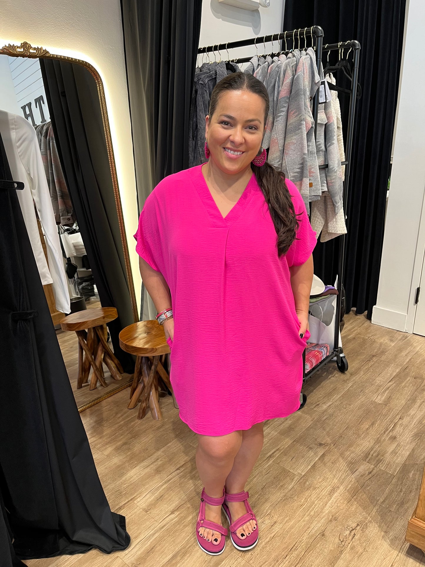 Aria Dress-Pink