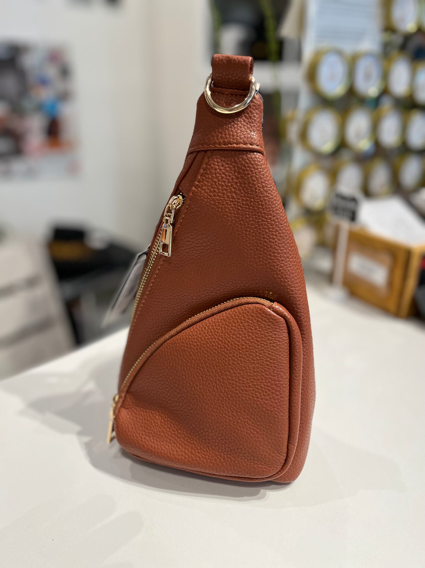 Crossbody Handbag - Vegan Leather