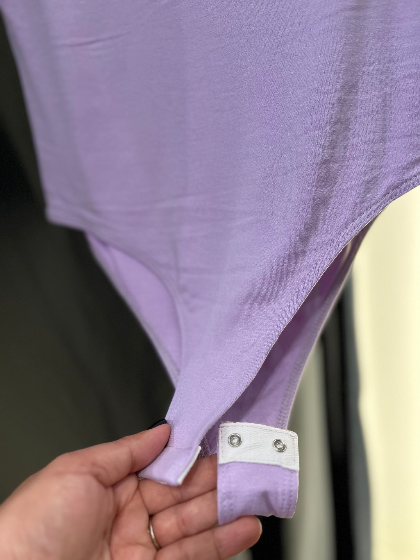 Lilac Bodysuit Crew Neck