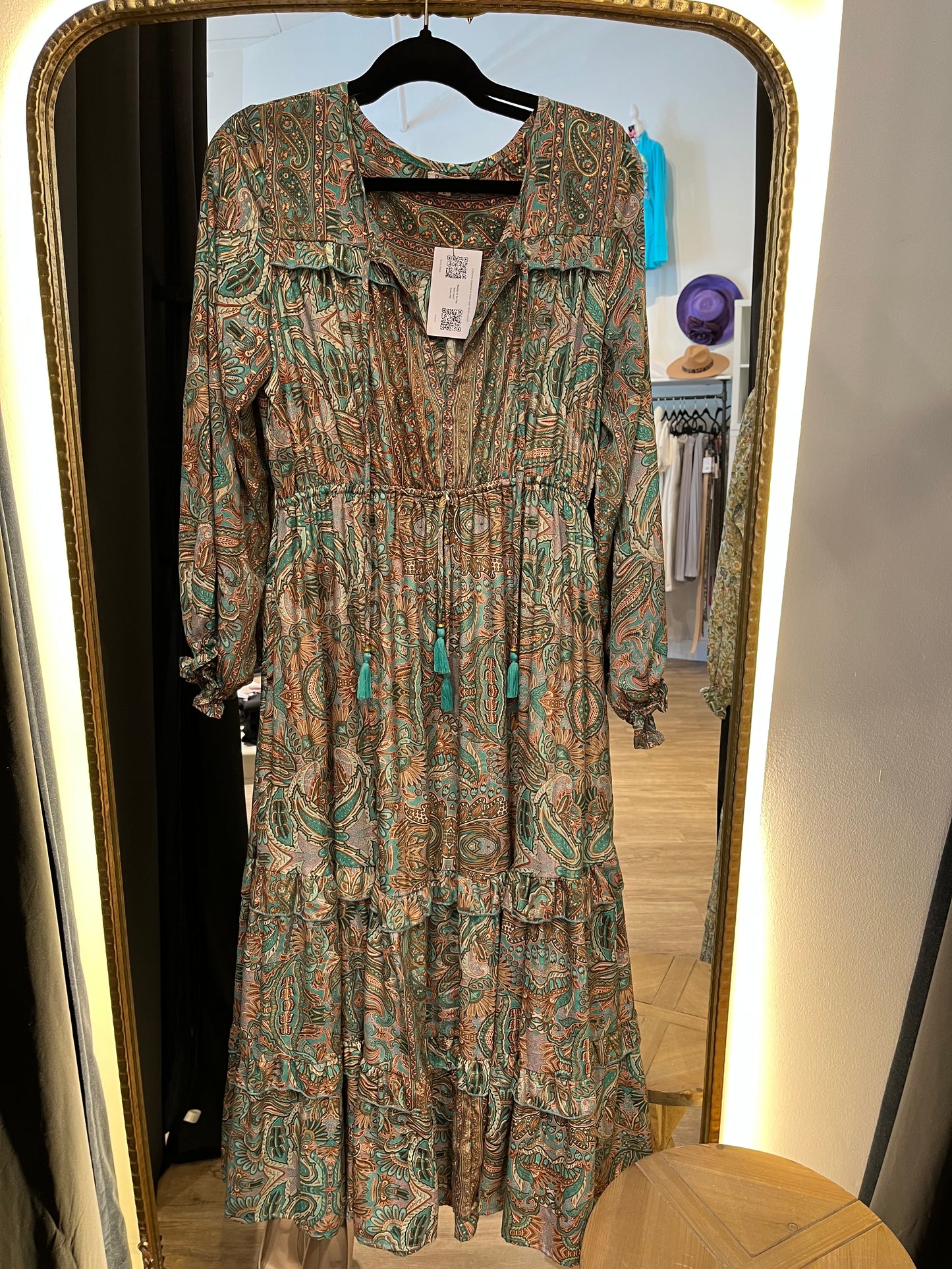 Summer Solstice Maxi Dress- Green