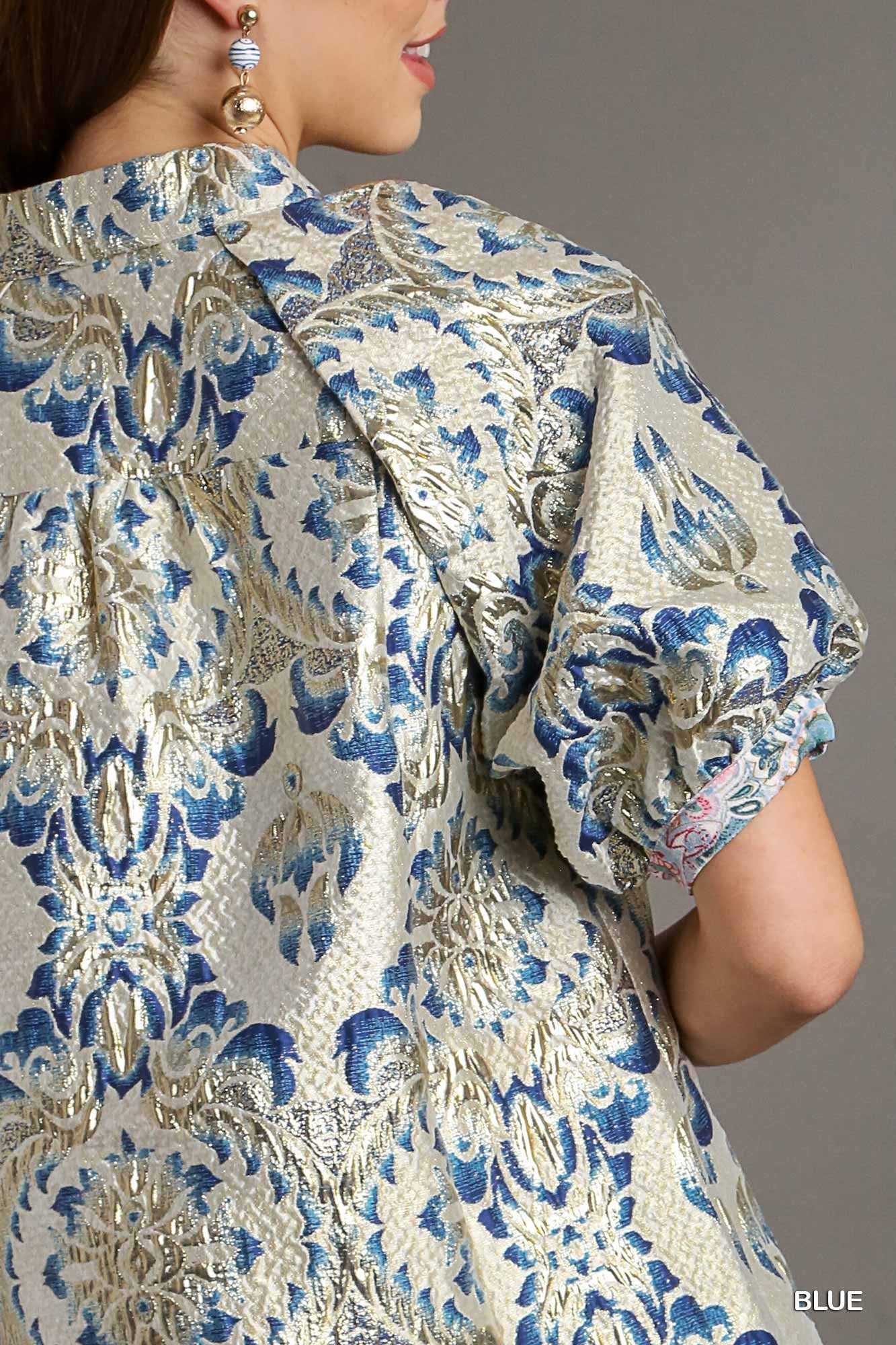 Tea Cup Dress Blue