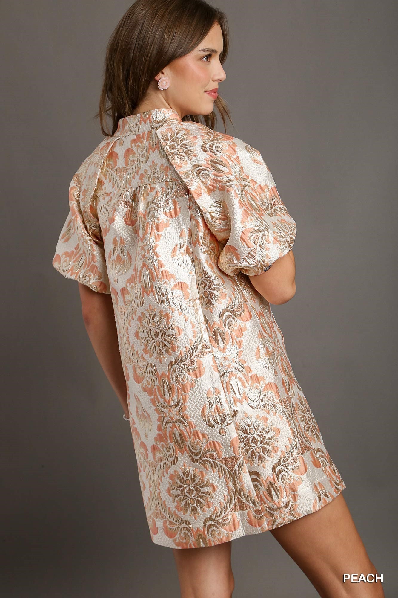 Tea Cup Dress Peach