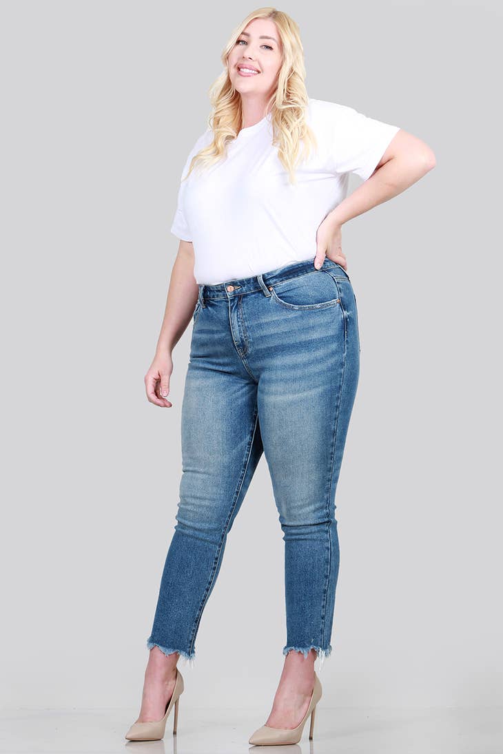 High-Rise Relaxed Skinny Denim