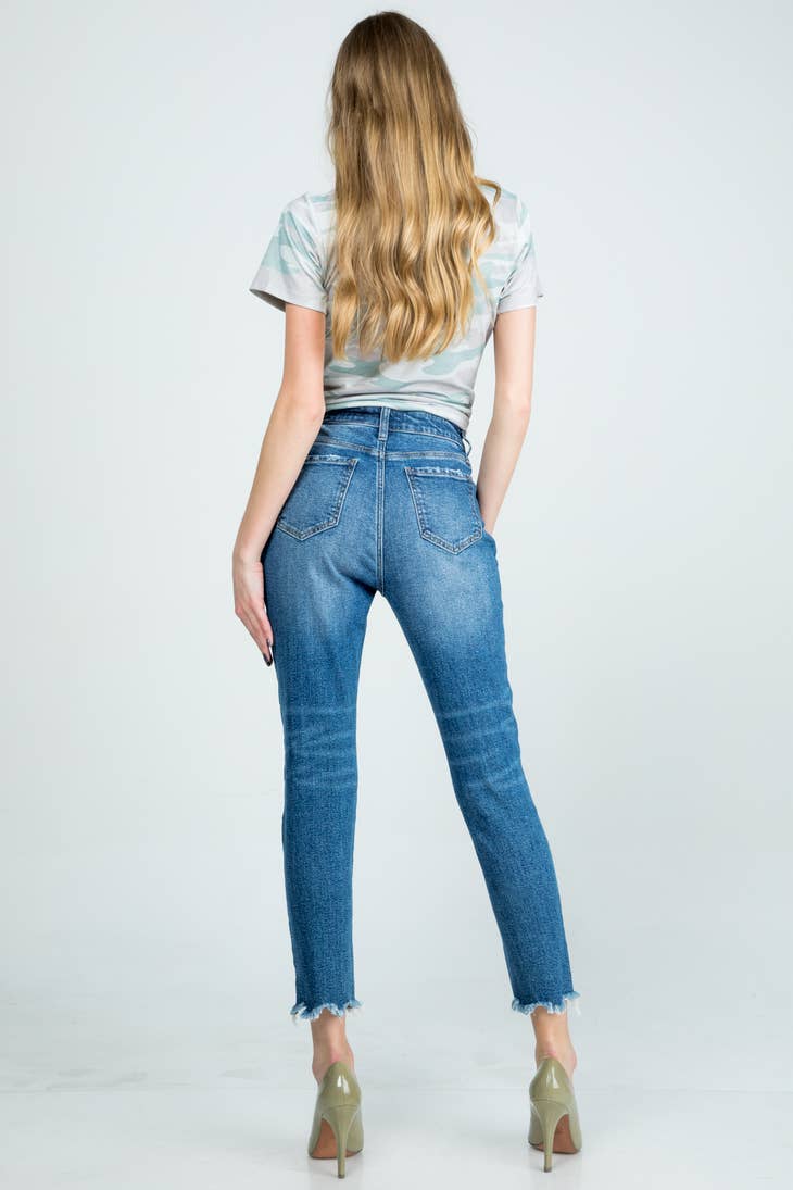 High-Rise Relaxed Skinny Denim