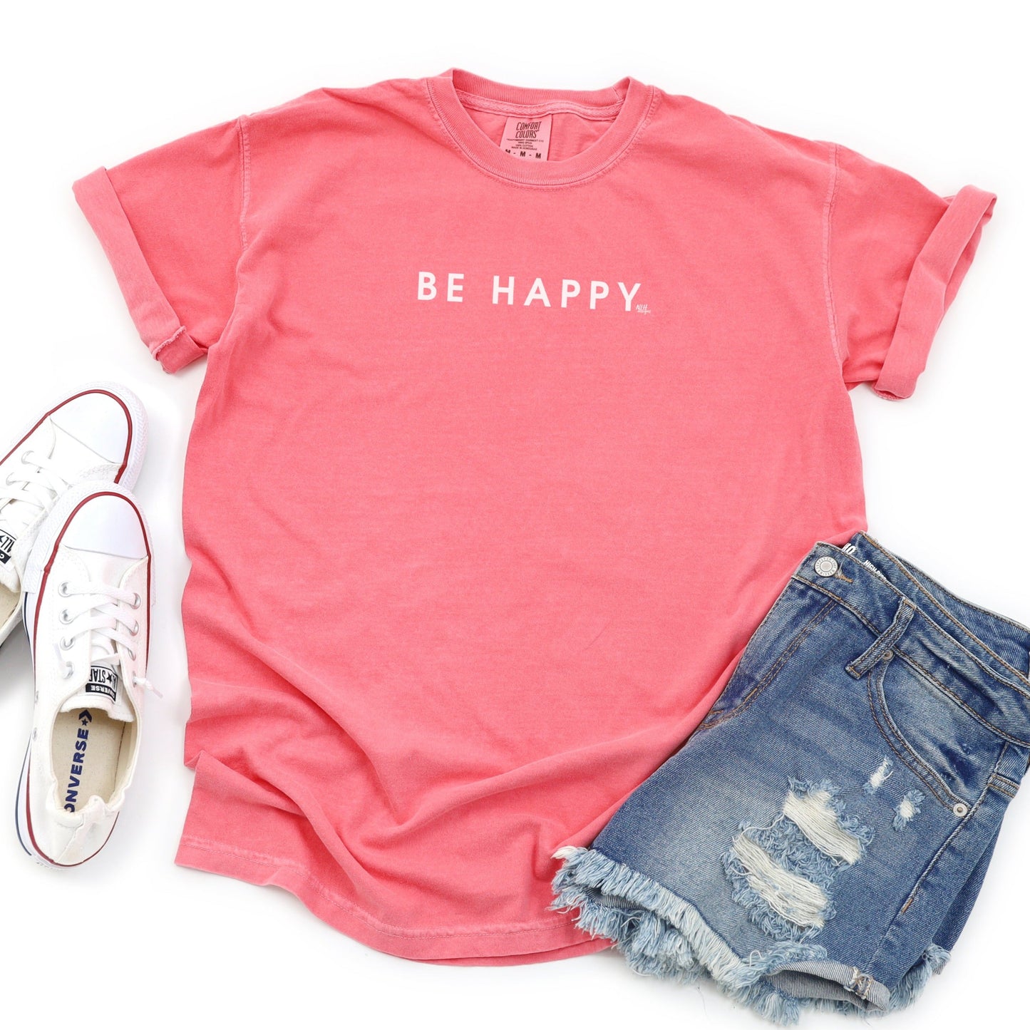 Inspirational Tee - Be Happy