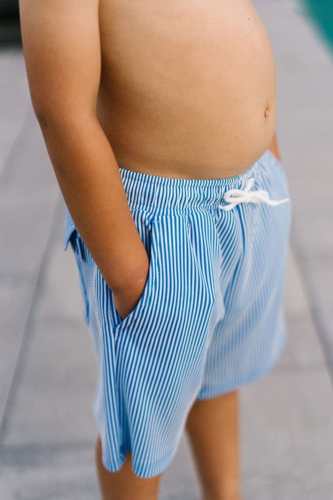 Cabana Stripes Swim Short for Boys