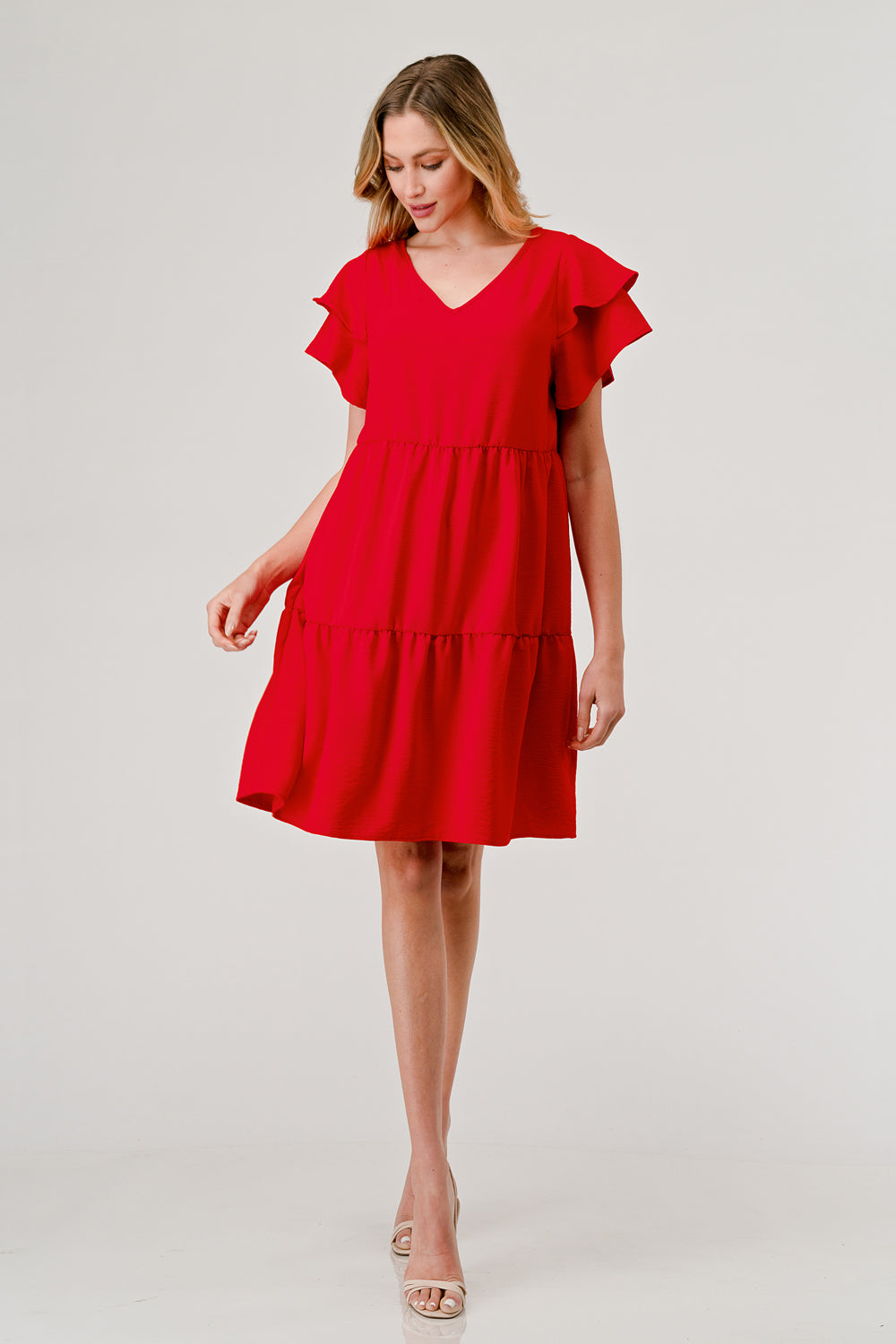 Nora Dress in Red