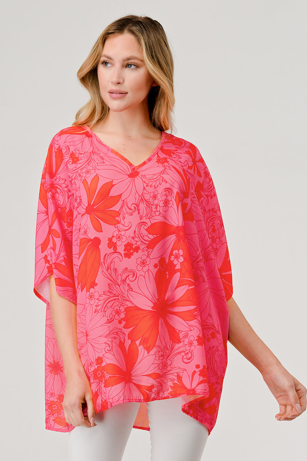 Riley Top Pink Floral