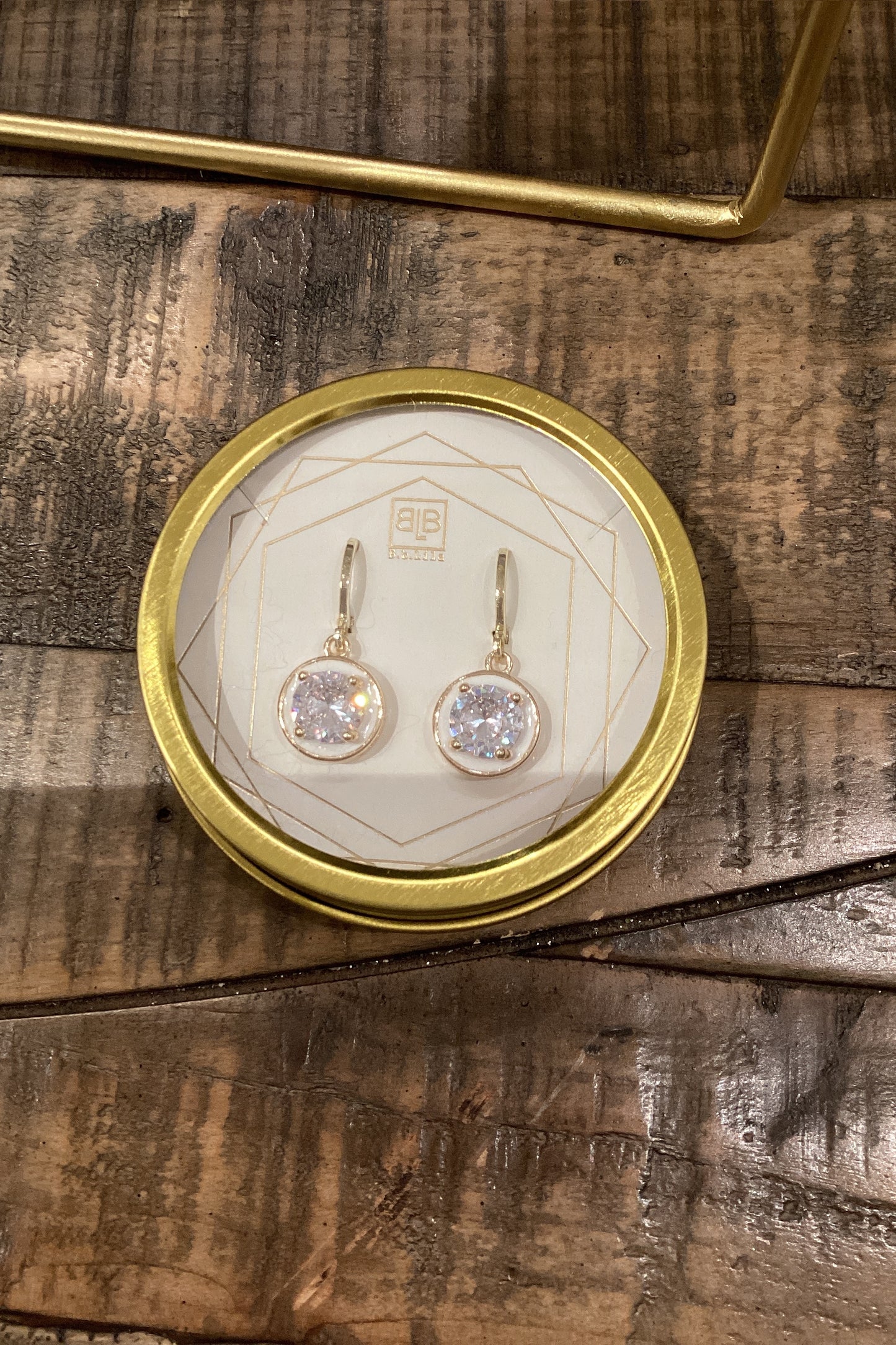 Sugar plum Huggies earrings