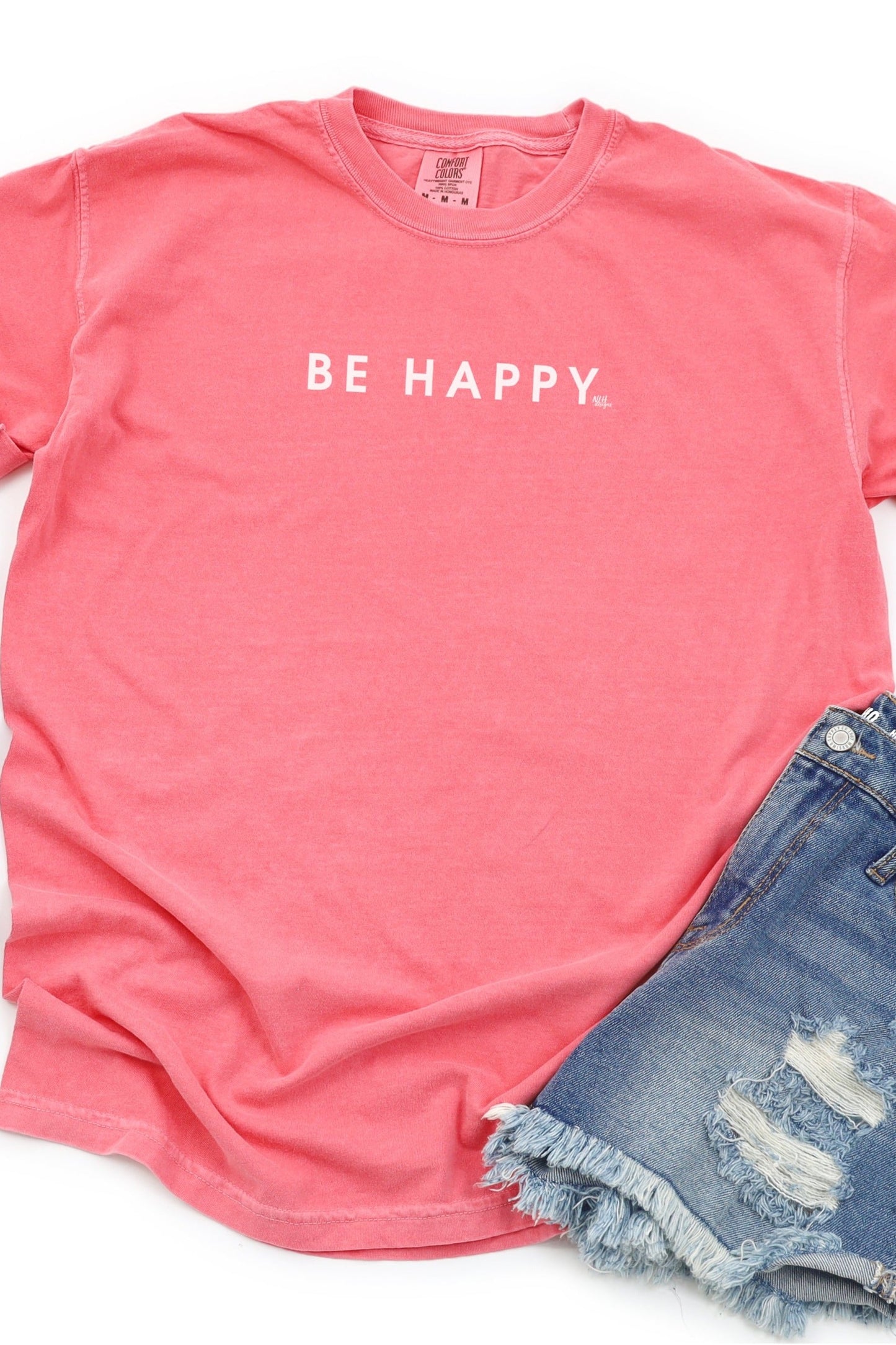 Inspirational Tee - Be Happy