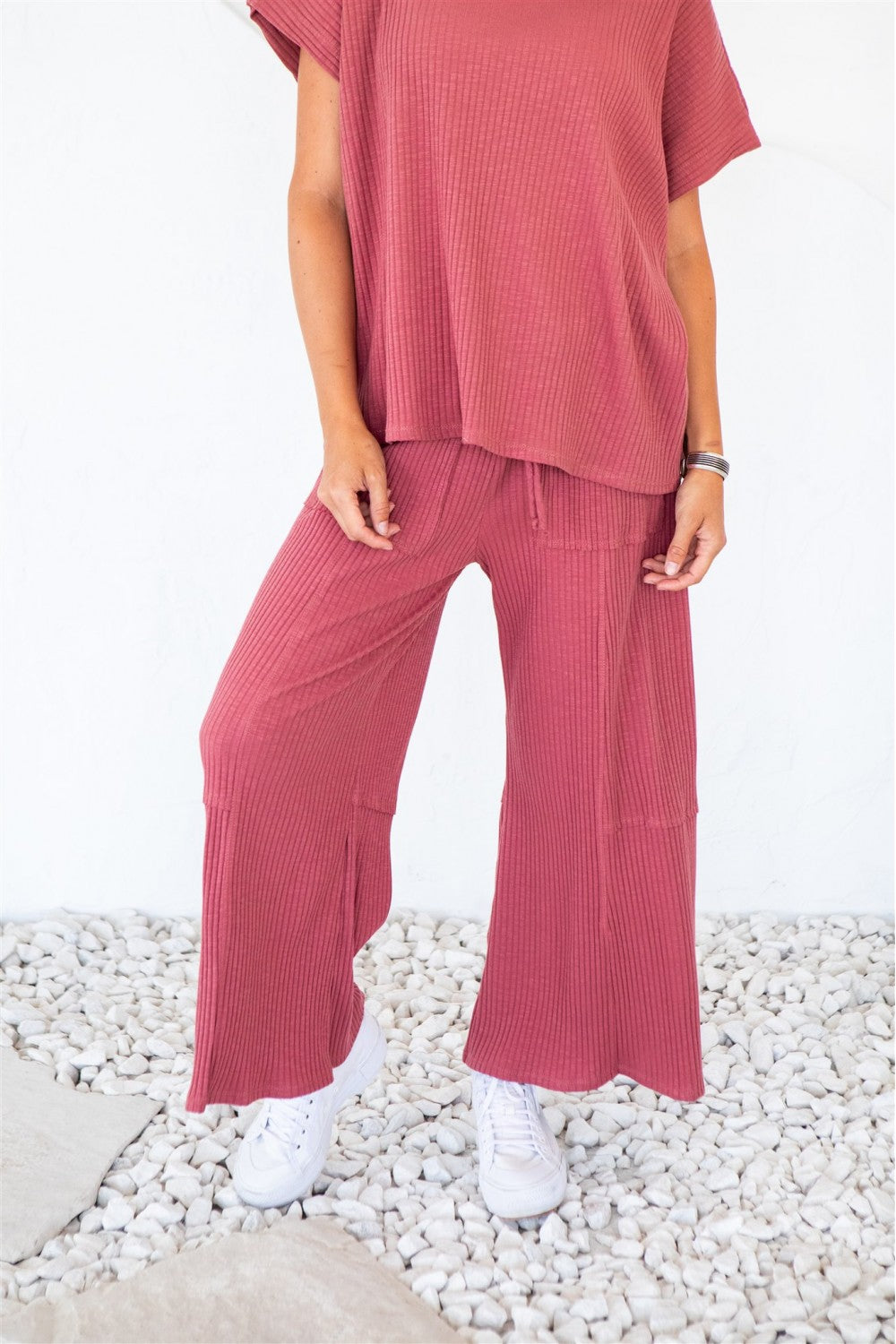 Bella Loungewear Set- Marsala